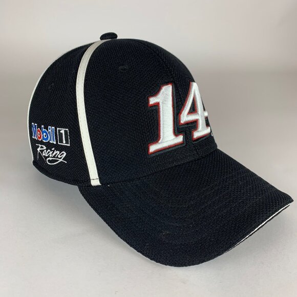 Tony Stewart Black Chase Authentics Bass Pro Shops Stretch Fitted Hat One Size - Picture 3 of 6